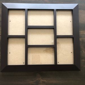 Multiple picture wall frame